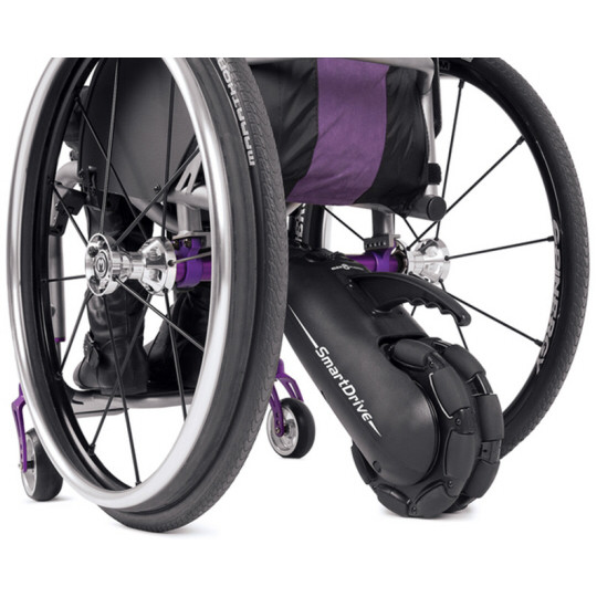 Assistance électrique SmartDRIVE MX2+ pour fauteuil roulant manuel