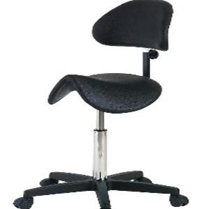 Tabouret selle avec dossier CARINA Gamme 65