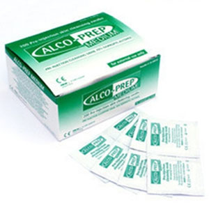 Tampons alcoolisés 70% (boîte de 200)