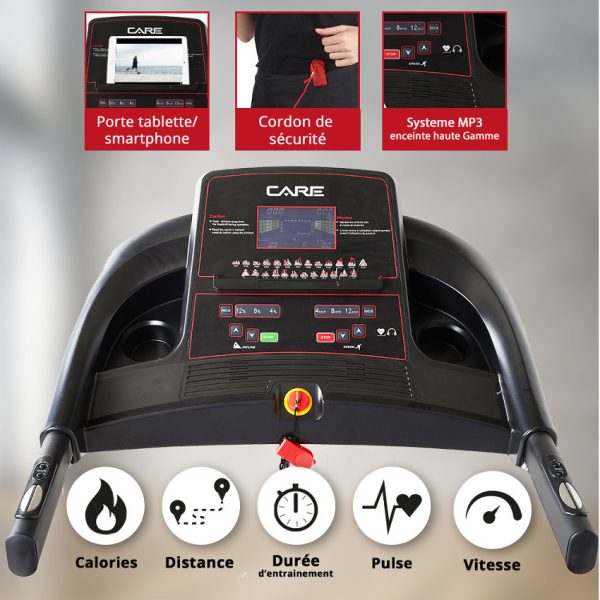 Tapis de course pliant et connecté Care Crosser – Image 3