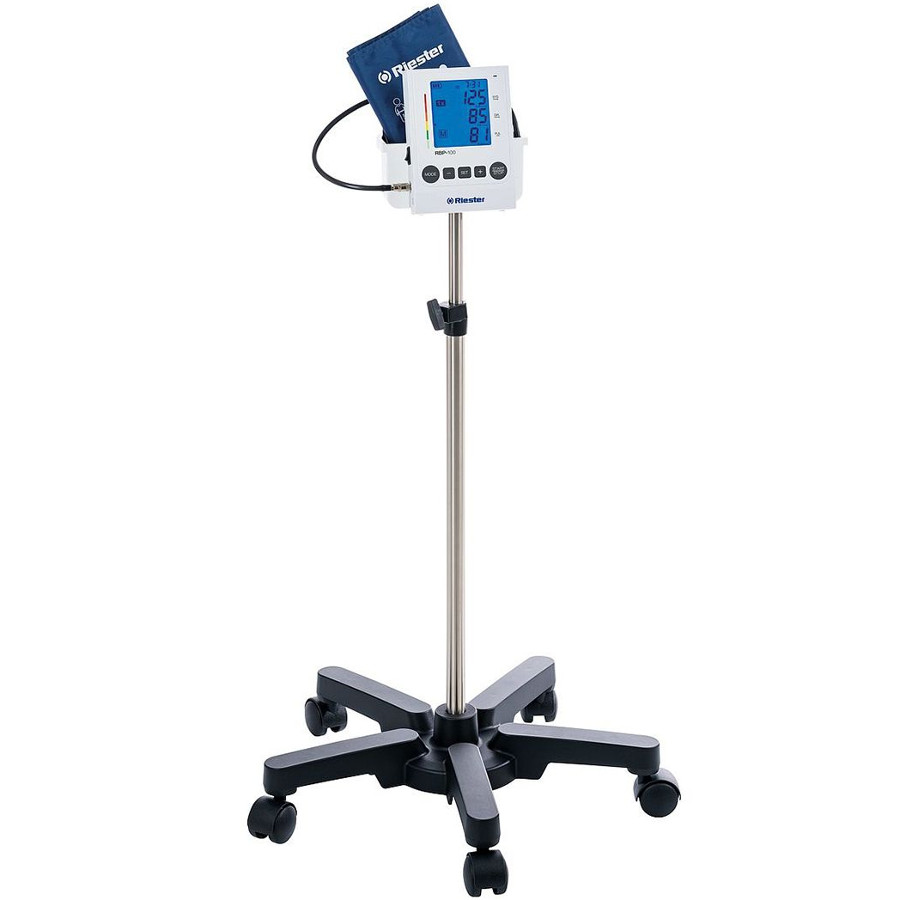 Tensiomètre automatique bras Riester RBP 100 sur pied à roulettes
