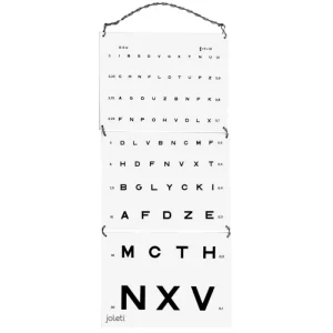 Echelle optométrique - test monoyer 3m