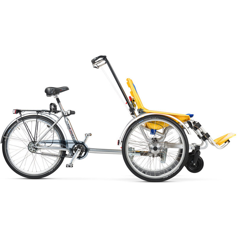 Vélo pousseur Rollfiets manuel pour personne handicapée