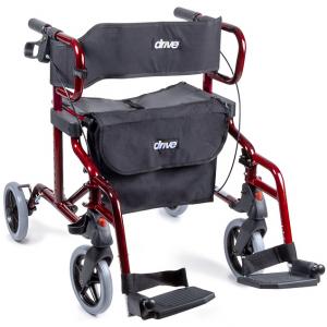 Rollator et fauteuil de transfert 2 en 1 Diamond Deluxe