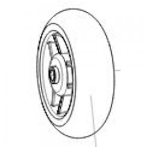 Roue avant pour fauteuil roulant Xenon 2