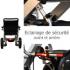 Fauteuil roulant lectrique pliant SmartChair CITY, roues arrires 12''