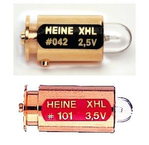 Ampoule HEINE 2,5V n 042 ou 3,5V n 101 pour ophtalmoscopes et lampes