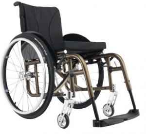 Fauteuil roulant actif lger Kuschall Compact  double main courante