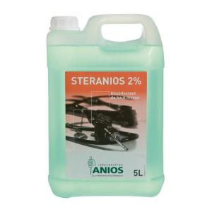 Steranios 2% Dsinfection totale  froid ANIOS - Bidon 5L